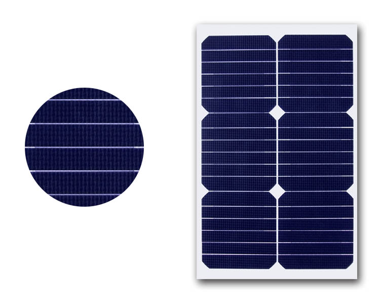 20W单晶硅太阳能电池板